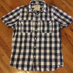 Short sleeve button up Abercrombie shirt.